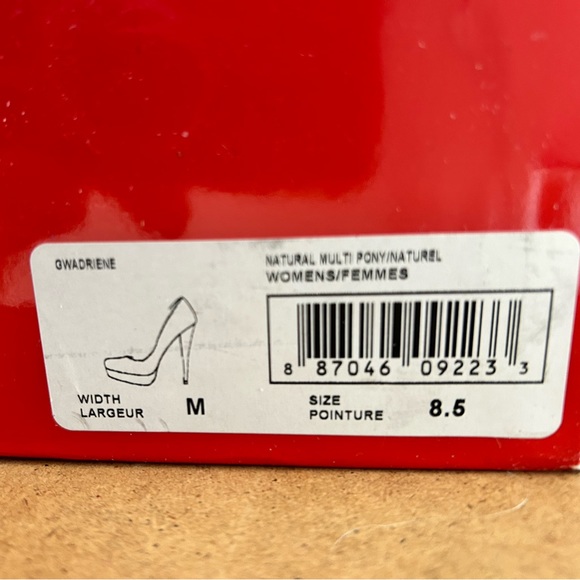 Guess, Platform, 8.5, natural multi pony, - Picture 9 of 9